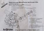 Kränzle 486040 Reparatur Satz Manschetten RP-Serie